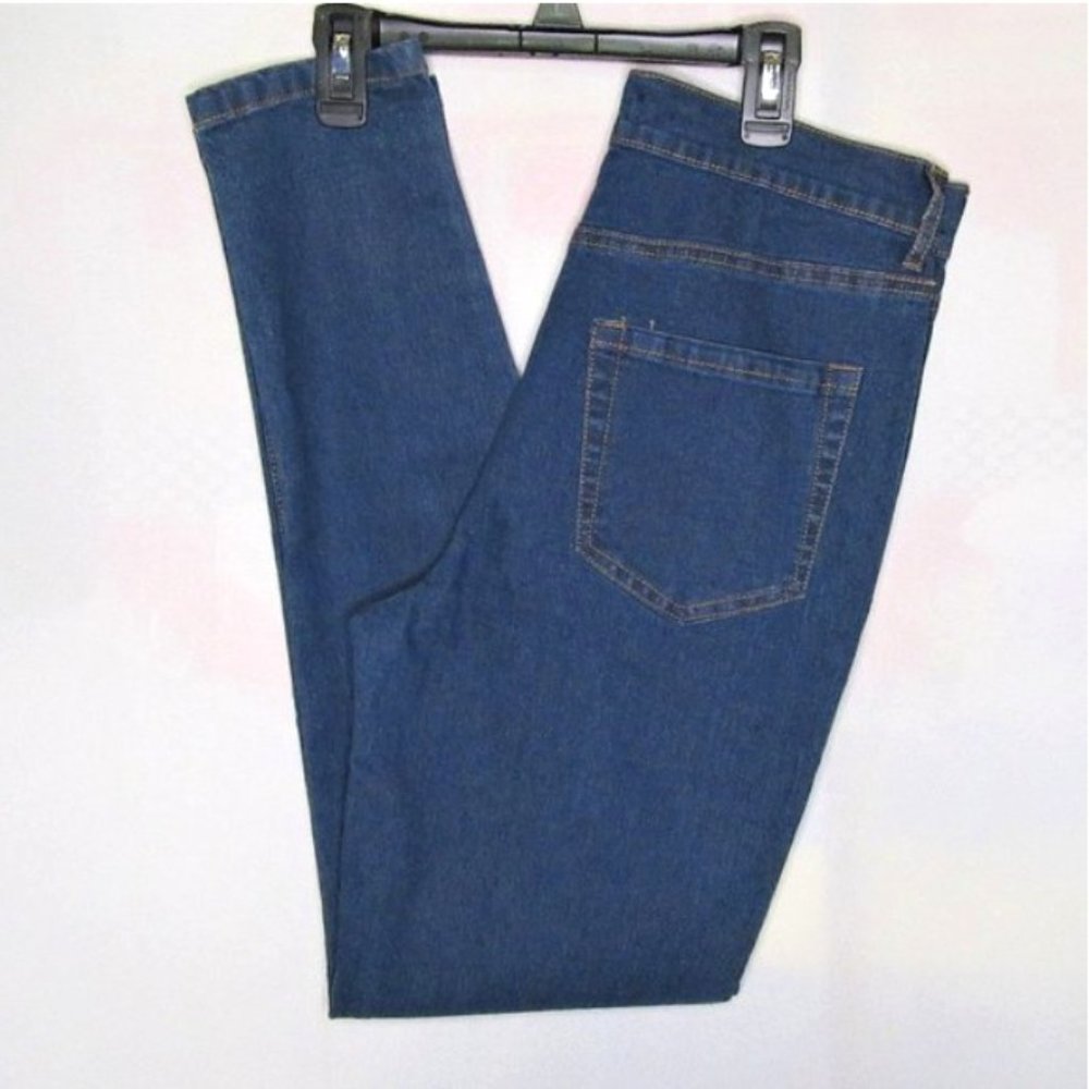 Rio of Stars Women's High Rise Skinny Jeans, Blue Denim
